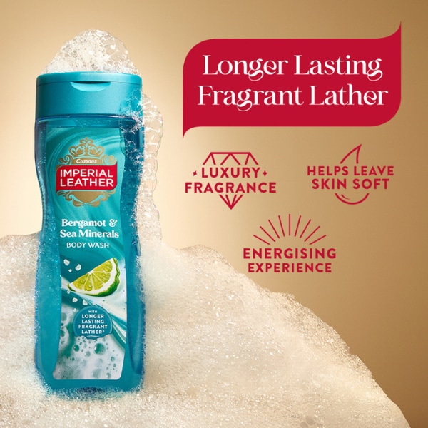 Imperial Leather Bodywash Bergamot & Seasalt 480Ml