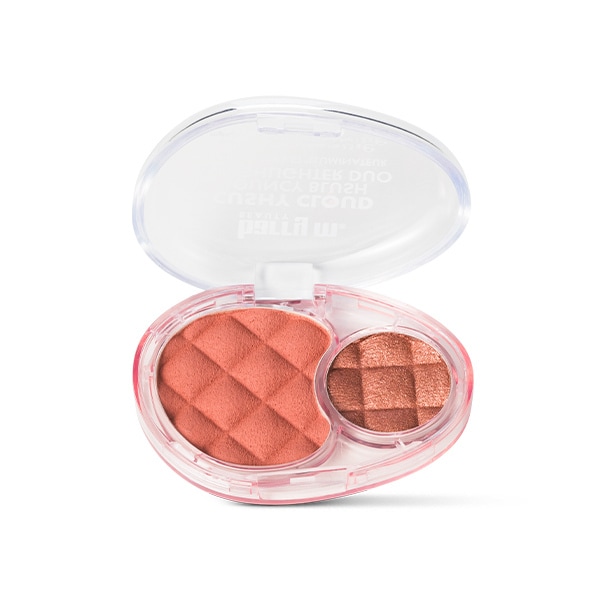 Barry M Cushy Cloud Bouncy Blush & Highlighter Duo Velvet Blush