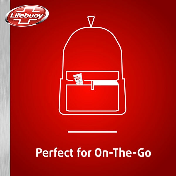 DNR Lifebuoy Hand Hygiene Wipes Total 10, 10 Wipes