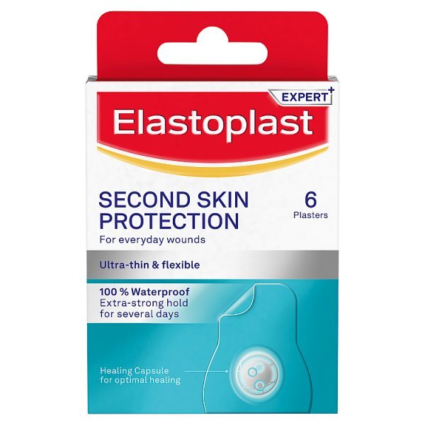 Elastoplast Second Skin Protection Plasters 6 Pack