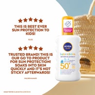 NIVEA SUN Kids Sensitive Sun Cream Spray SPF50+ 200ml