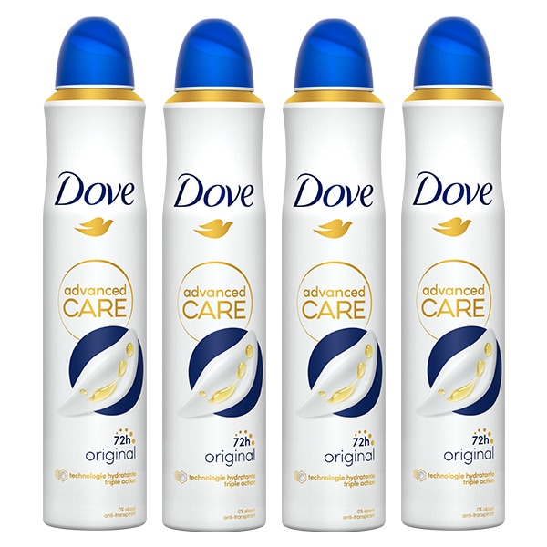 Dove Advanced Orginal Antiperspirant Deodorant Bundle