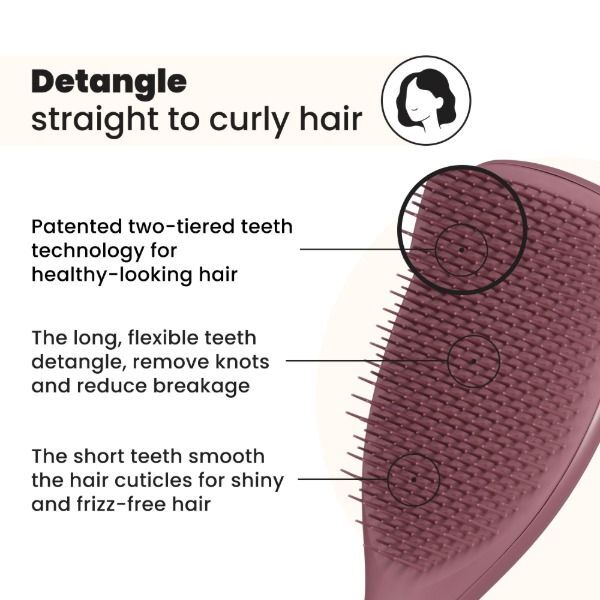 TT LARGE ULTIMATE DETANGLER PINK VELVET