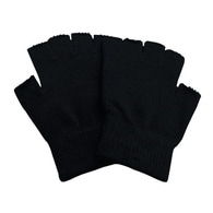 Superdrug Selected Fingerless Gloves Black