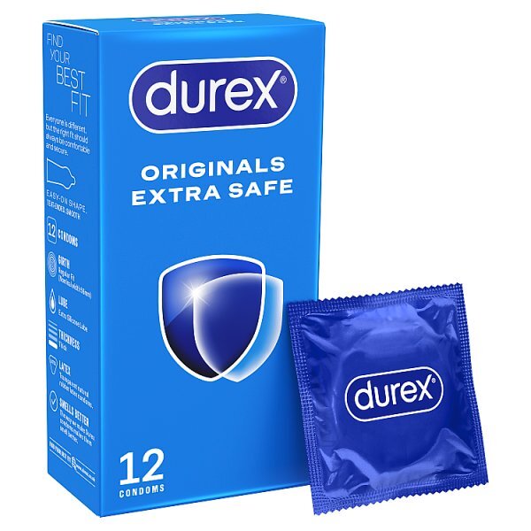 Durex Originals Extra Safe Condoms Regular Fit 12s