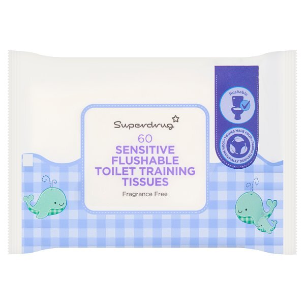Superdrug Toddler Training Wipes Frag Free Bio 60