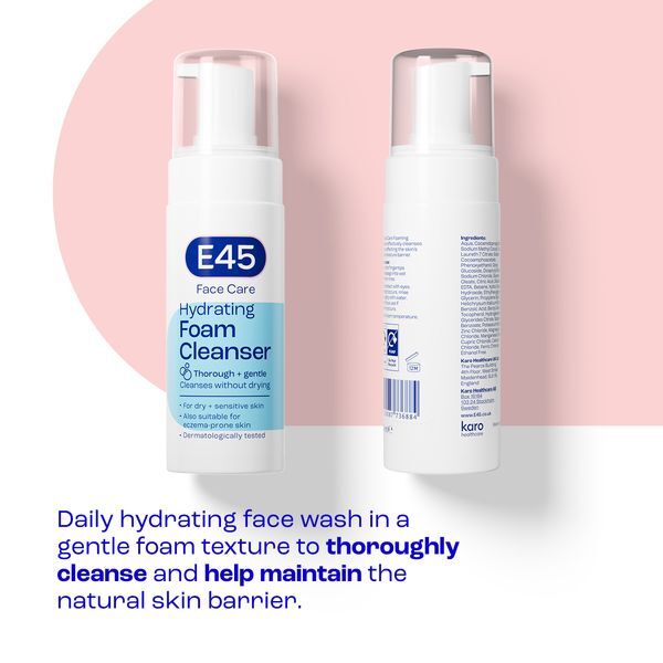 E45 Face Foaming Cleanser For Dry & Sensitive Skin 150ml