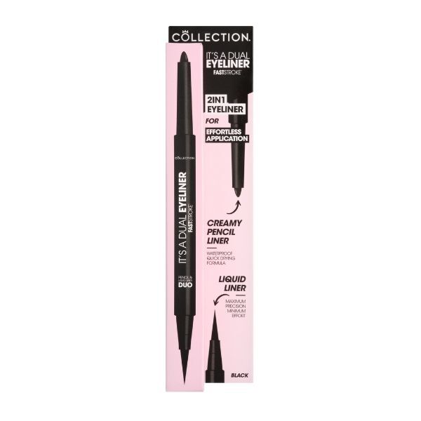 Collection Fast Stroke - It's A Dual Eyeliner 1 Black