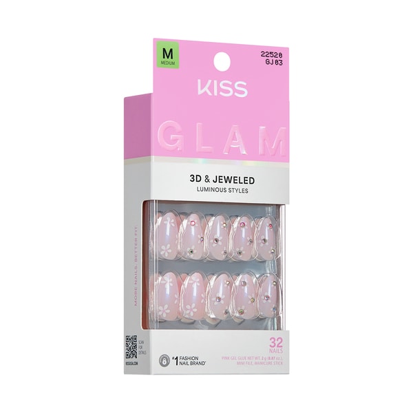KISS GLAM JEWEL NAILS BREEZE OF BLISS