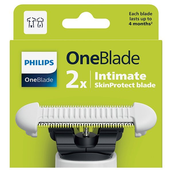 Philips OneBlade Intimate SkinProtect Blade 2 Pack