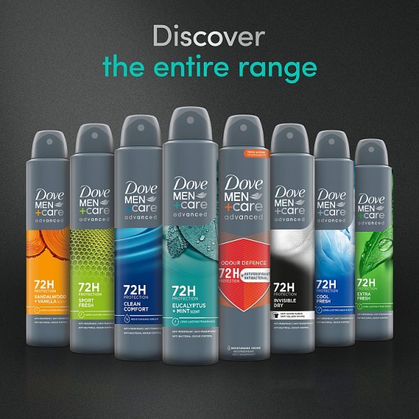 Dove Men+Care Advanced Eucalyptus + Mint Anti-Perspirant Aerosol 200ml