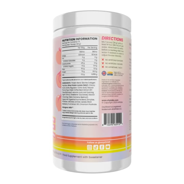 Oxyshred Juicy Clear Protein Juicy Peach