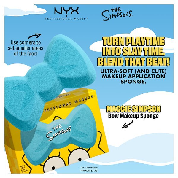 NYX Professional Makeup X The Simpsons Maggie's Bow Beauty Blender