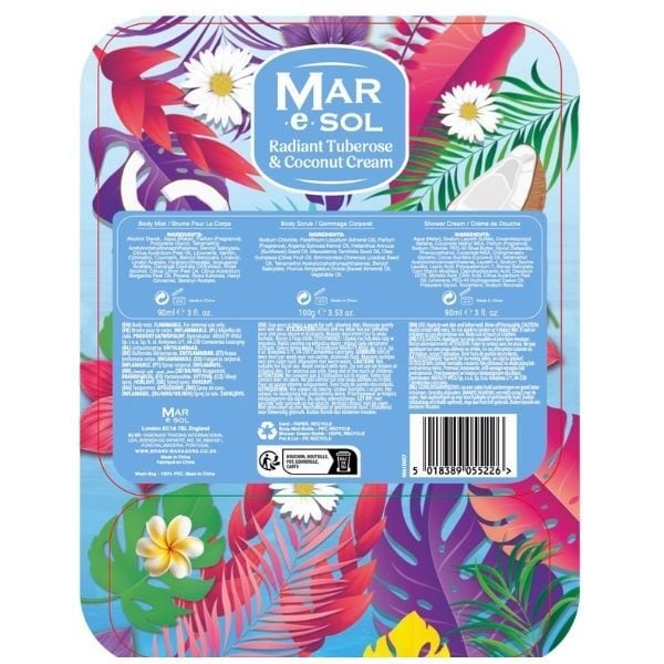 Mar E Sol Tuberose & Coconut Pamper Gift Set