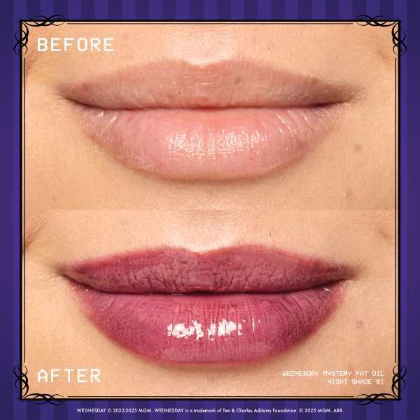NYX Professional Makeup X Wednesday Mystery Lip Oil Nightshade