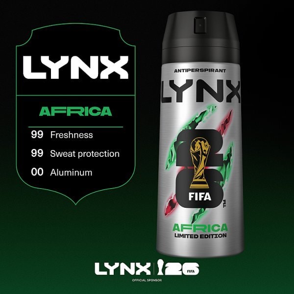 Lynx Africa Anti-Perspirant Deodorant Aerosol 150 ml