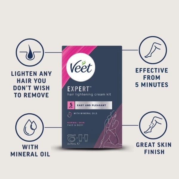 Veet Bleach Cream 75Ml