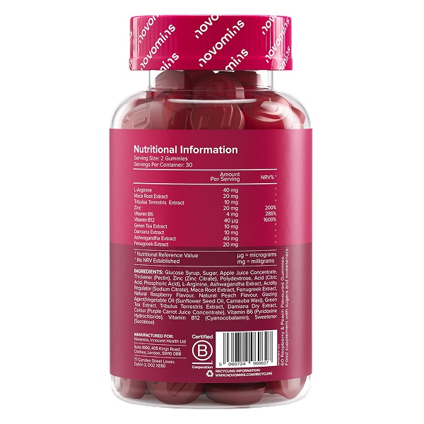 Novomins Turn Me On Gummies 60s