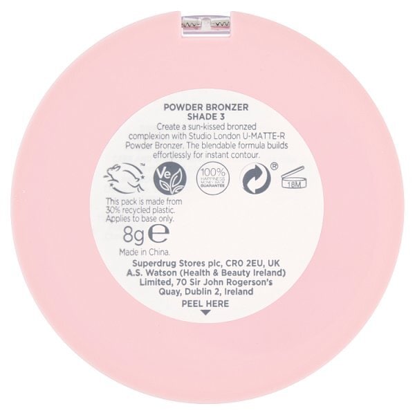 Studio London U MATTER-R Powder Bronzer Shade 3