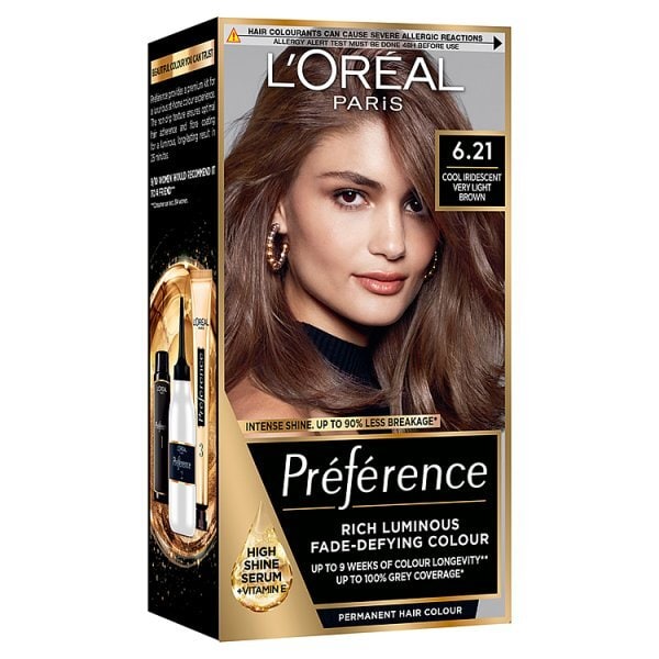 L'Oréal Paris Preference 6.21 Cool Iridescent Light Brown
