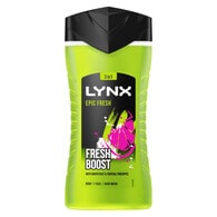 Lynx 3-In-1 Body Wash Shower Gel Epic Fresh 225ml