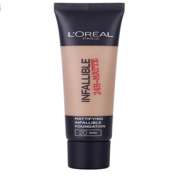 L'Oreal Paris 24H-Matte Waterproof Foundation 20 Sand 35ml