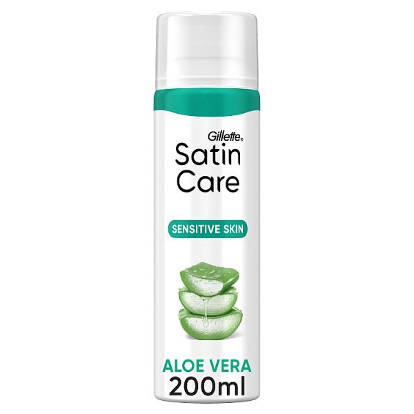 Venus Satin Care Shaving Gel Sensitive Aloe Vera Glide 200ml