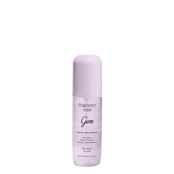 Gem Fragrance Mist For Body & Hair: Vanilla Macadamia 90ml