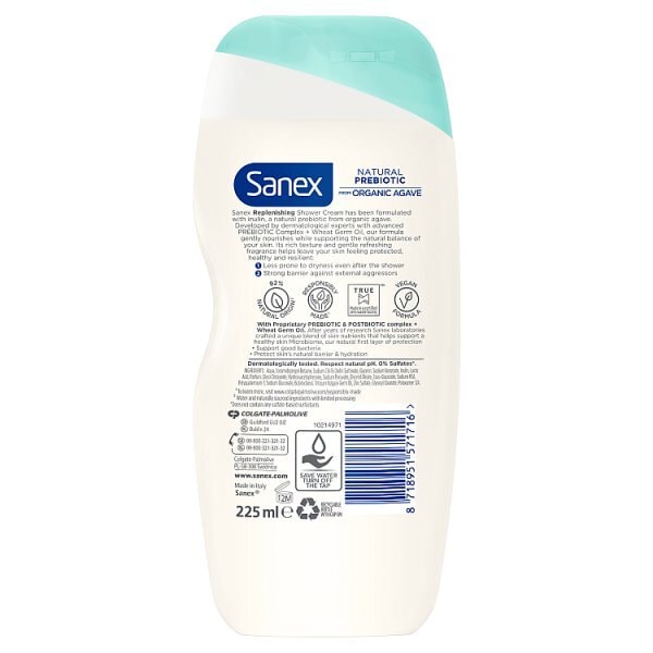 Sanex Shower Gel Agave Replenishing 225Ml