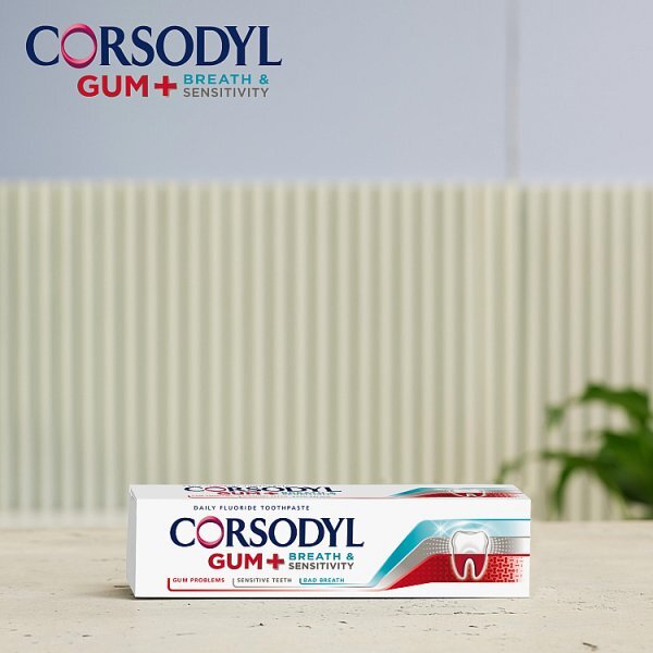 Corsodyl Gum+ Breath & Sensitivity Toothpaste 75Ml