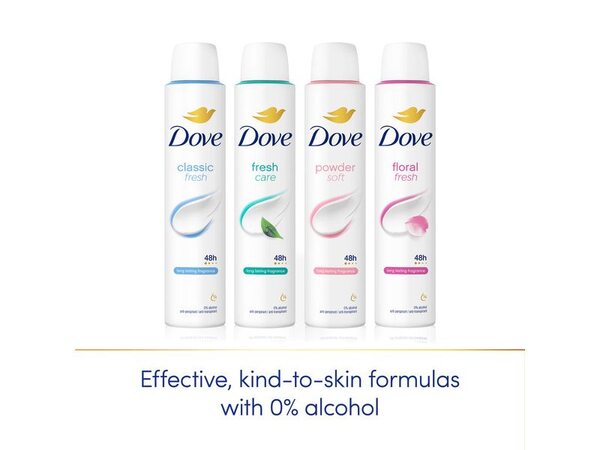 Dove Classic Fresh Anti-Perspirant Deodorant Aerosol 200 ml