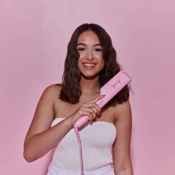 Mermade Hair Double Waver Pink - Dreamy, Medium-Sized Waves