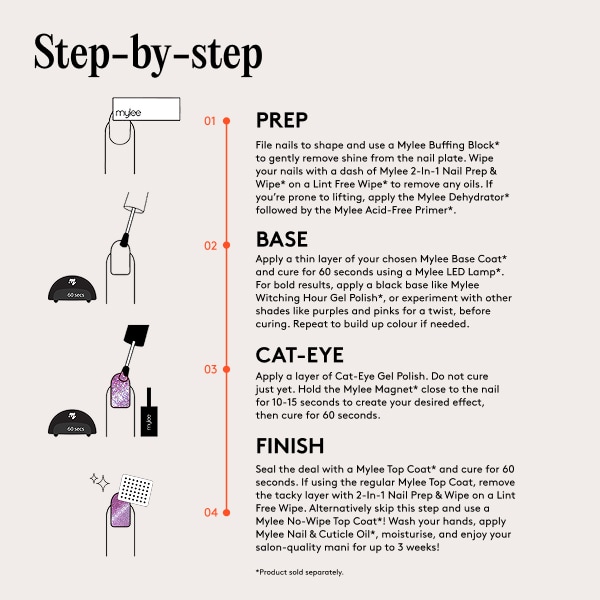 Mylee Gel Cat Eye Nail Polish Golden Sunsets 8Ml