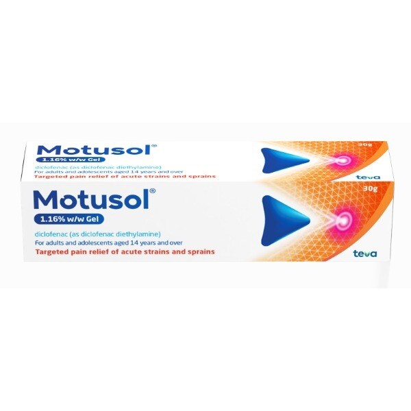 Motusol 1.16% Diclofenac Gel 30g