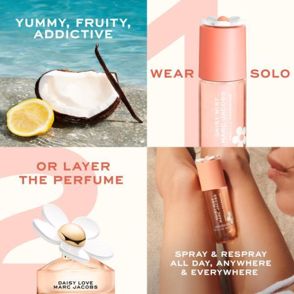 Marc Jacobs Daisy Vanilla Gourmand Fizz Hair and Body Mist 150ml