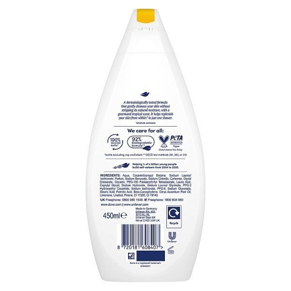 Dove Creamy Indulge Body Wash 450ml