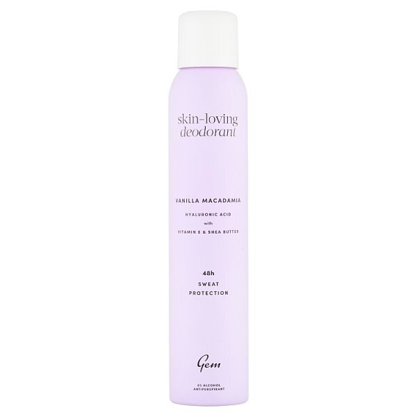 Gem Skin-Loving Deodorant: Vanilla Macadamia 200ml
