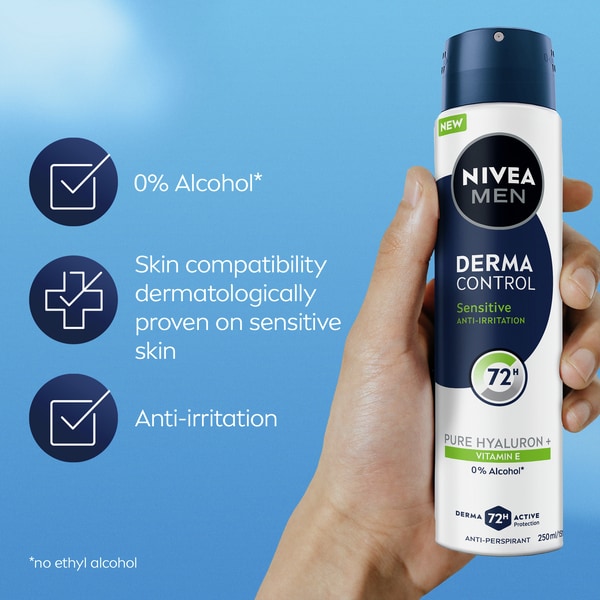 NIVEA MEN Sensitive 72h Anti-Perspirant Deodorant 250ml
