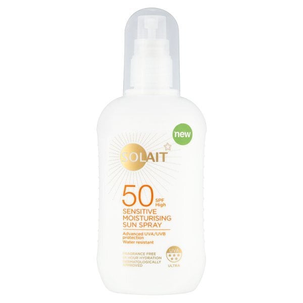 Solait Sensitive Lotion Spray SPF50 200ml