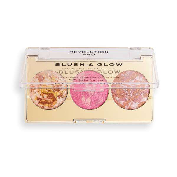 Revolution Pro Blush & Glow Palette Rose Glow