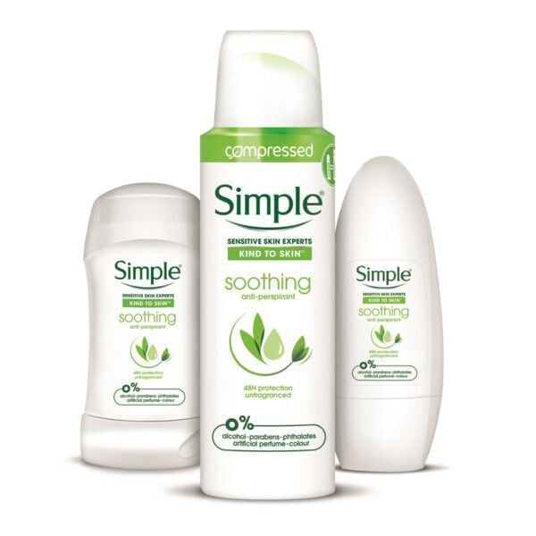 Simple Soothing Anti-perspirant Deodorant 125ml