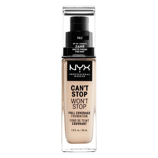 NYX Professional Makeup Cant Stop Foundation Pale