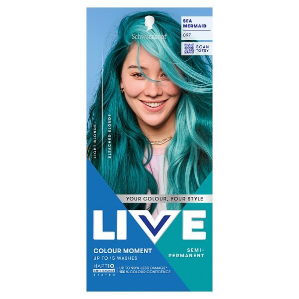 Schwarzkopf LIVE 097 Sea Mermaid Semi-Permanent Hair Dye