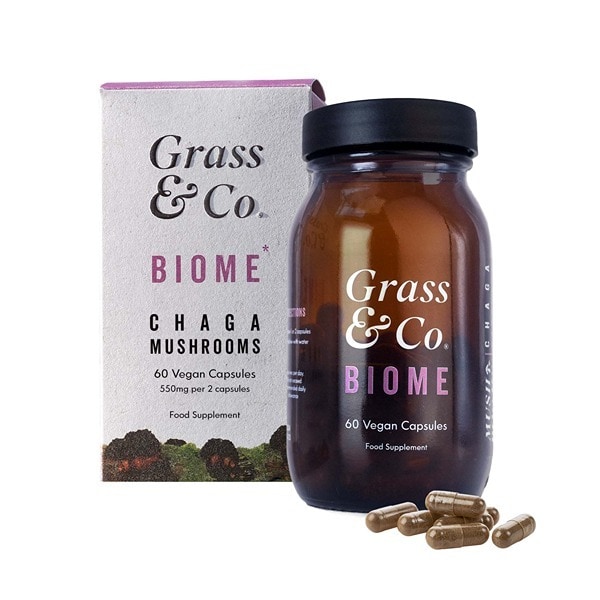 Grass & Co. Biome Chaga Mushrooms Capsules