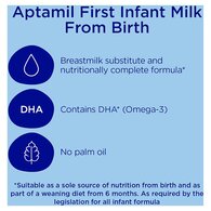 Aptamil 1 First Baby Milk Formula Powder from Birth 800g