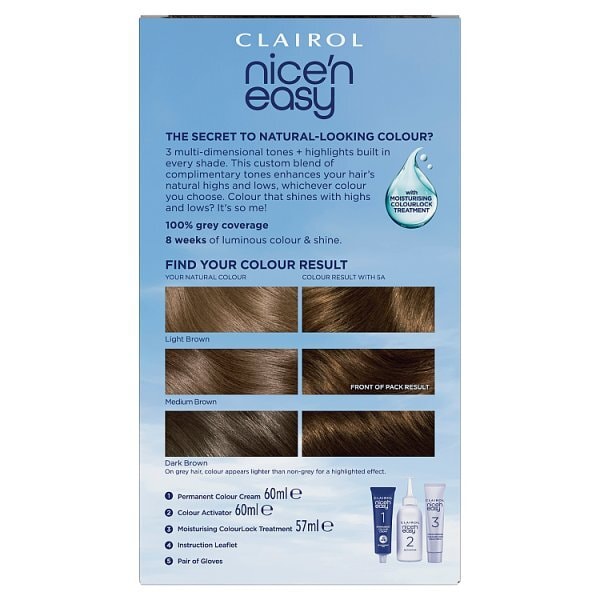 Clairol Nice'n Easy Hair Dye 5A Medium Ash Brown