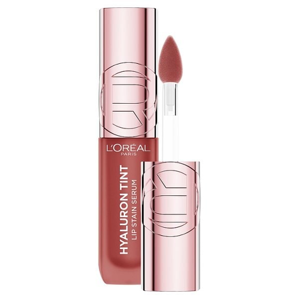 L'Oréal Paris Lip Tint, Hyaluron Tint Lip Stain Serum, Up to 2x More Hydrated Lips, 640 Tea Time