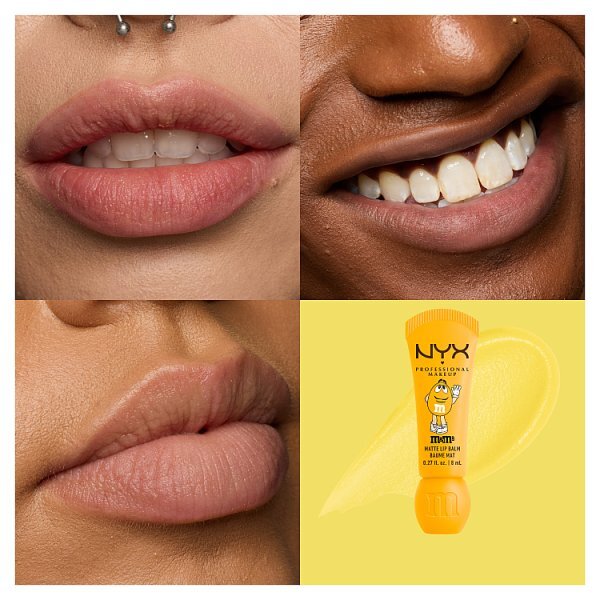 NYX Professional Makeup X M&M's Smushy Surprize Matte Lip Balm