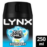 Lynx Deodorant Bodyspray Aerosol Ice Chill 250ml