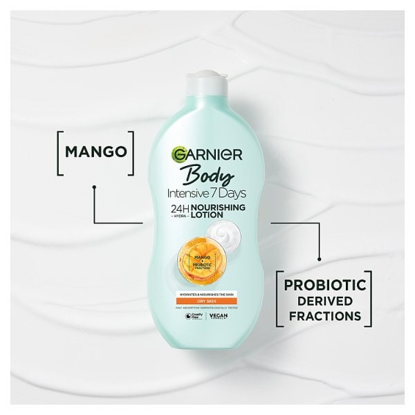 Garnier Intensive 7 Days Mango Body Lotion Dry Skin 400ml